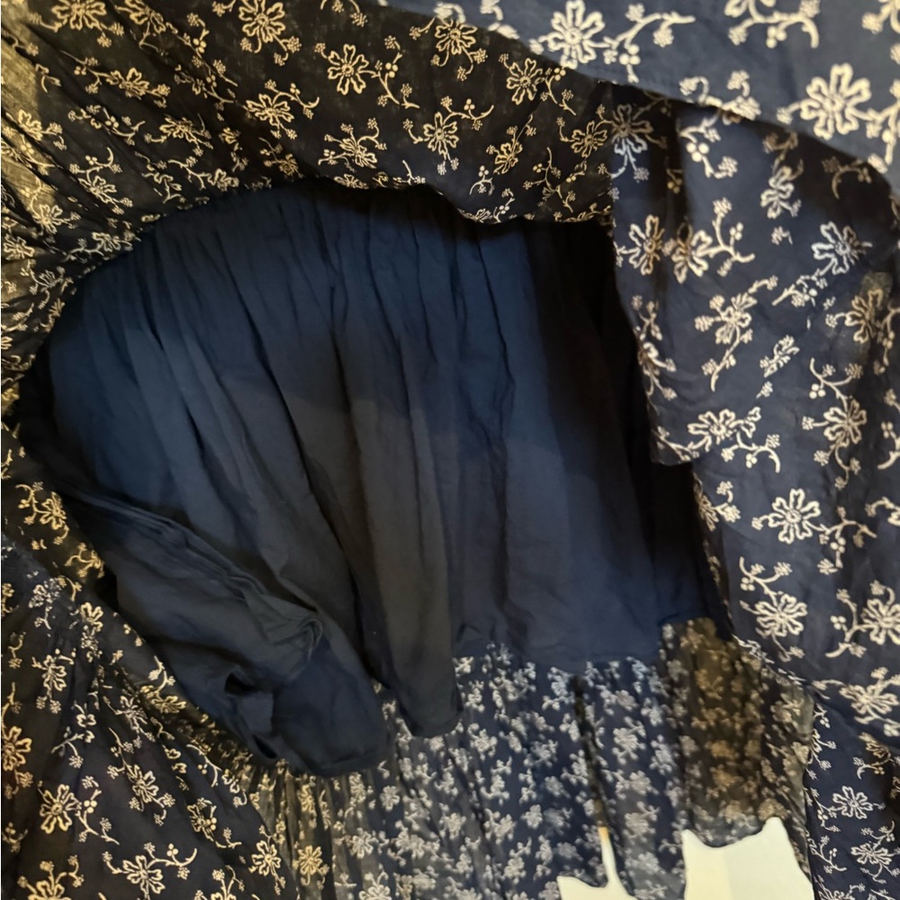 Veronica Beard Verena smocked cotton dress size 00 - Picture 7 of 10